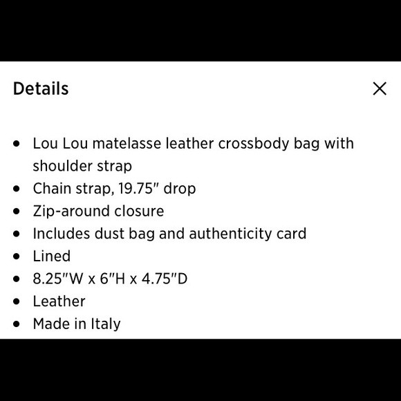 (NWT) YSL Saint Laurent Loulou Small Bowling Bag - Picture 7 of 7